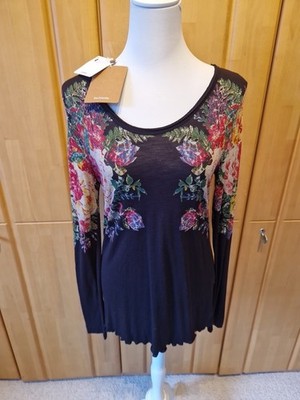Desigual S Long Shirt Glitzer  Neu