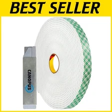 Professional Heavy Duty Double-Sided Foam Mounting Tape - 4016 Acrylic Adhesive