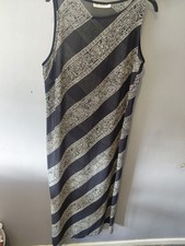 Planet vintage style  floral pretty maxi dress midaxi uk 12 polyester