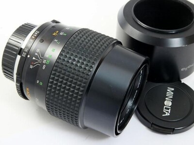 Minolta MC Macro Rokkor-QE 100mm F3.5 Telephoto Prime Lens