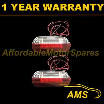 2X FÜR PORSCHE CAYENNE 2011-18 WEISSE LED TÜRLEUCHTE VORNE ROT/WEISS LICHT LAMPEN