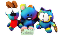 Gradient Garfield Set of 3 Friends Stuffed Animal Soft Doll Toy 7" Plush Pooky