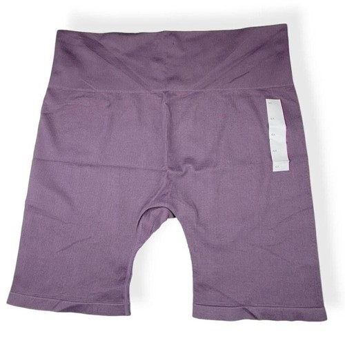 Wild Fable Dark Mauve Ribbed Bike Shorts 4X - Bild 2 von 4