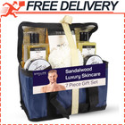 SpaLife Men's Sandalwood Luxury Spa Skincare Complete Care Kit for Rugged