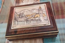 Cofanetto Portagioie Con Lavorazione In Argento 925 