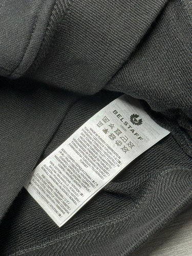 Belstaff Mens Designer Full Zip through Sweatshirt Collar Winter Warm Patch Logo - Picture 7 of 20