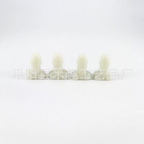 4Pcs Funny Glow In Dark Penis Tyre Valve Cap Joke Prank Novelty Tire Gags - Picture 10 of 15
