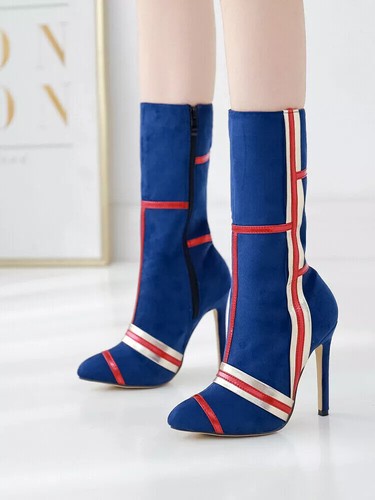 Bottes Cowboy BILLY JOE Femme - Bleu Synthétique - UK 5 (rétro Et Confort)