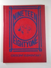 Griffin GA 1981 Crescent Elementary Yearbook RARE VHTF 