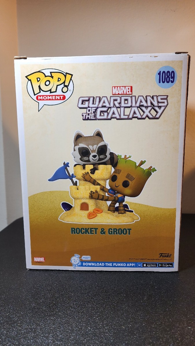 Funko Pop Moment Marvel 1089 Rocket & Groot Beach Day Funko Pop Moment Marvel 1089 Rocket & Groot Beach Day