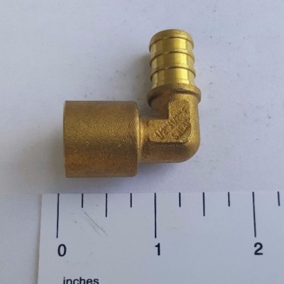 25 Pcs. 1/2'' Pex X 1/2'' Female Sweat Elbow, 1/2 Pex Female Sweat Elbow 25-3-7=25