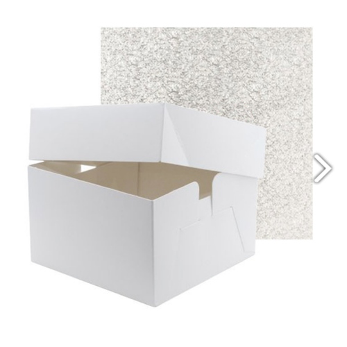 Caja de pastel/tambor gruesa blanca + tapa 8"" 10"" 12"" 14"" 16"" sin grapas - Imagen 23 de 33