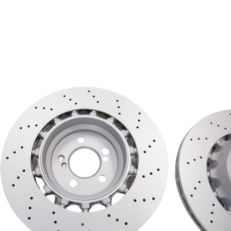 2×rotors rear drilled ventilated disc brake suitable for BMW F80 F82 F83 F87- Foto 4 de 4