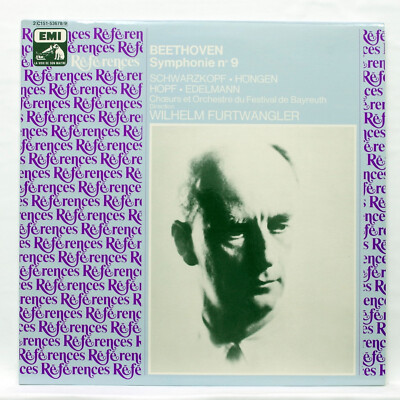 WILHELM FURTWANGLER – BEETHOVEN symphony no.9 EMI References 2xLPs
