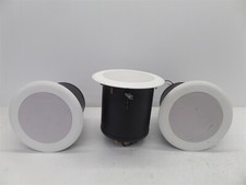Lot Of 3 - Atlas Sound FA136T87 6In Coaxial Ceiling Speaker