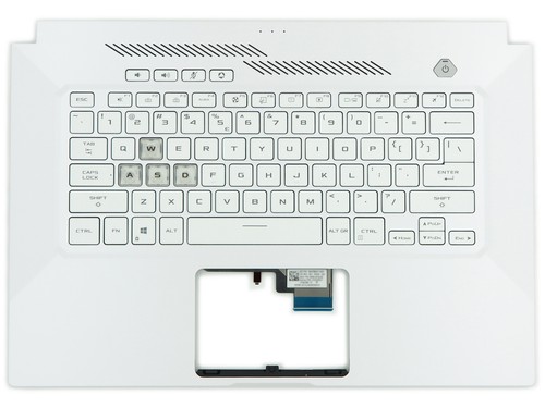 DO Asus TUF Dash F15 FX516PC FX516PE Palmrest Keyboard LED US-International - Zdjęcie 3 z 4