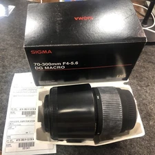 Sigma 70-300mm F4-5.6 DG Macro Lens