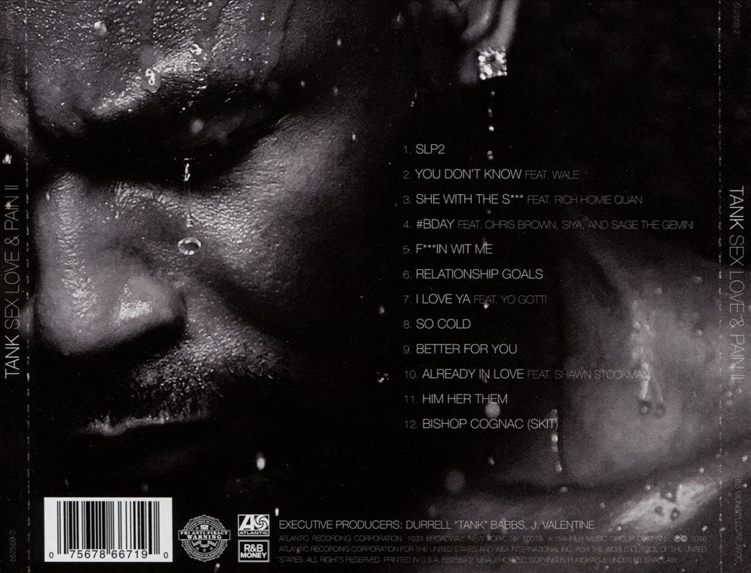 TANK (R&B) - SEX LOVE & PAIN II [PA] NEW CD 75678667190| eBay