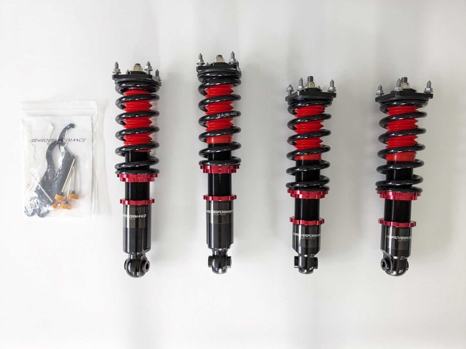 HIRO Performance Adjustable Coilovers Lowering Coils fits 89-95 Ferrari 348 F119