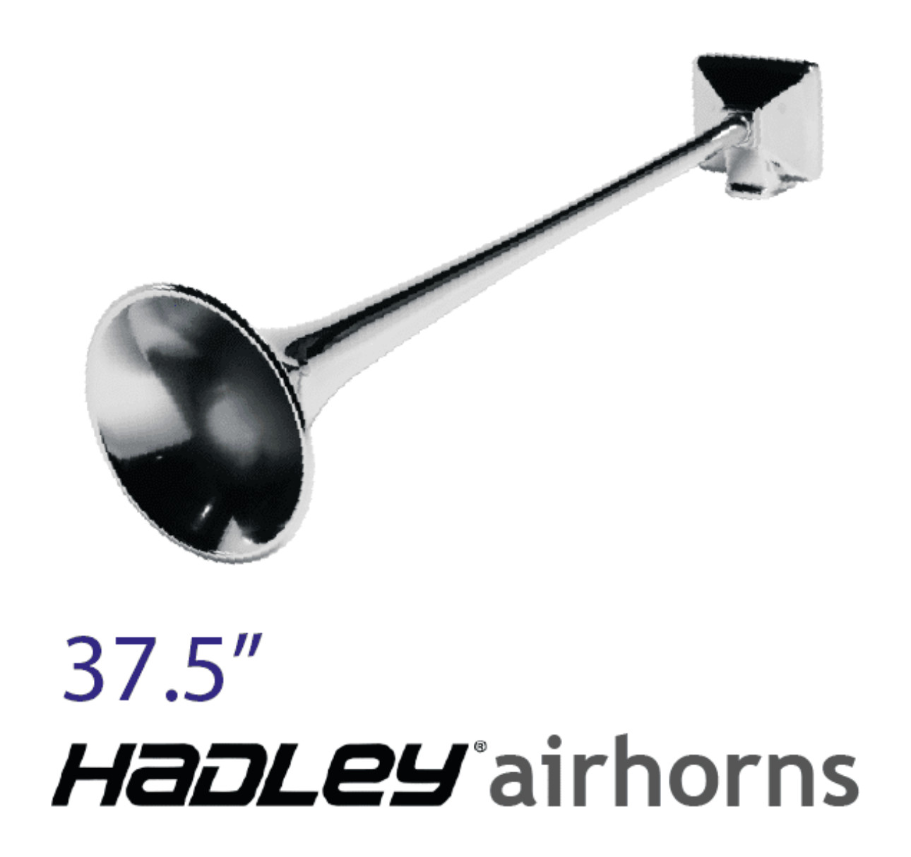 Hadley 37.5" Air Horn (Chrome)