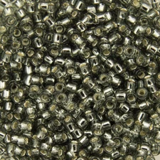 15/0 TOHO ROUND Silver Lined Gray Seed Bead (8g)