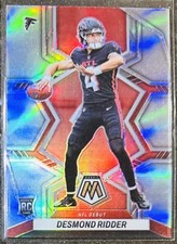 Desmond Ridder💎Silver Prizm Holo💎2022 Mosaic Debut Rookie Insert #271 Raiders
