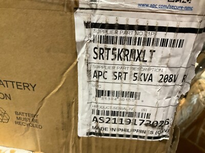 APC SmartUPS SRT 5000VA RM + Step Down Transformer SRT5KRMXLT-5KTF    READ