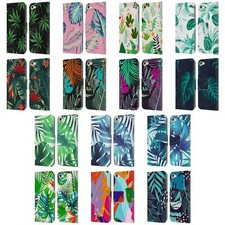 OFFICIAL HAROULITA LEAVES 2 LEATHER BOOK CASE FOR APPLE iPOD TOUCH MP3