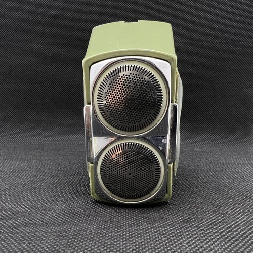 Vintage Swiss Machine Shaving Rex Riam Original Barbers With Box Art Deco Green - Picture 13 of 24