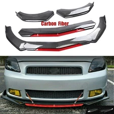 Front Bumper Lip Splitter Body Kit Spoiler For Scion tc xb Carbon Fiber