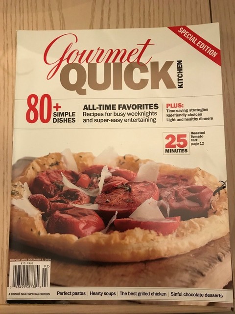 Gourmet Magazine Quick Kitchen 80 Recipes EBay