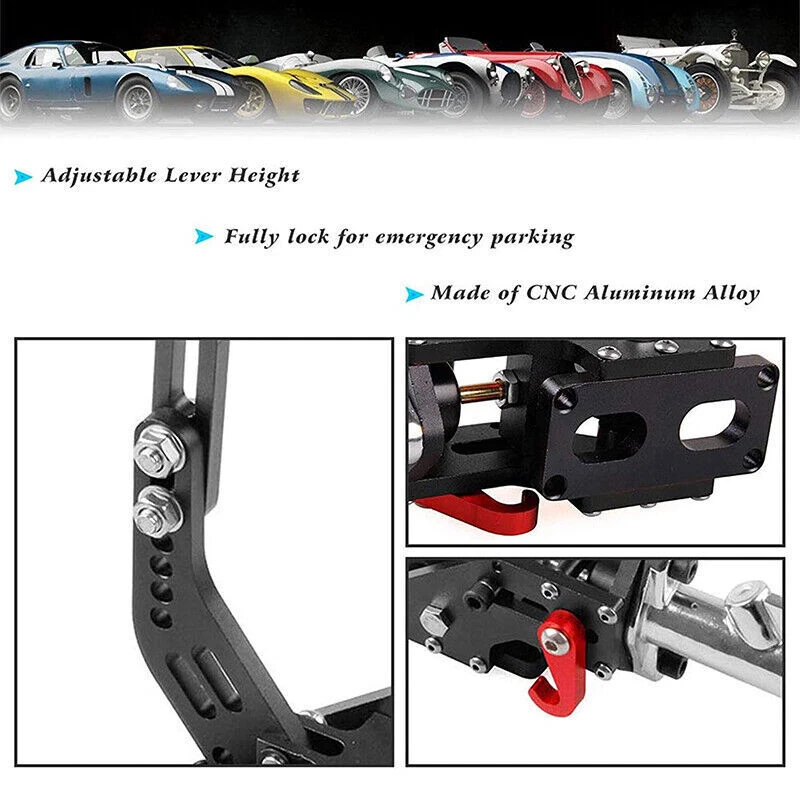 Universal Car Racing Aluminum Hydraulic Handbrake Drift Hand Brake Parking Foto 4 de 4