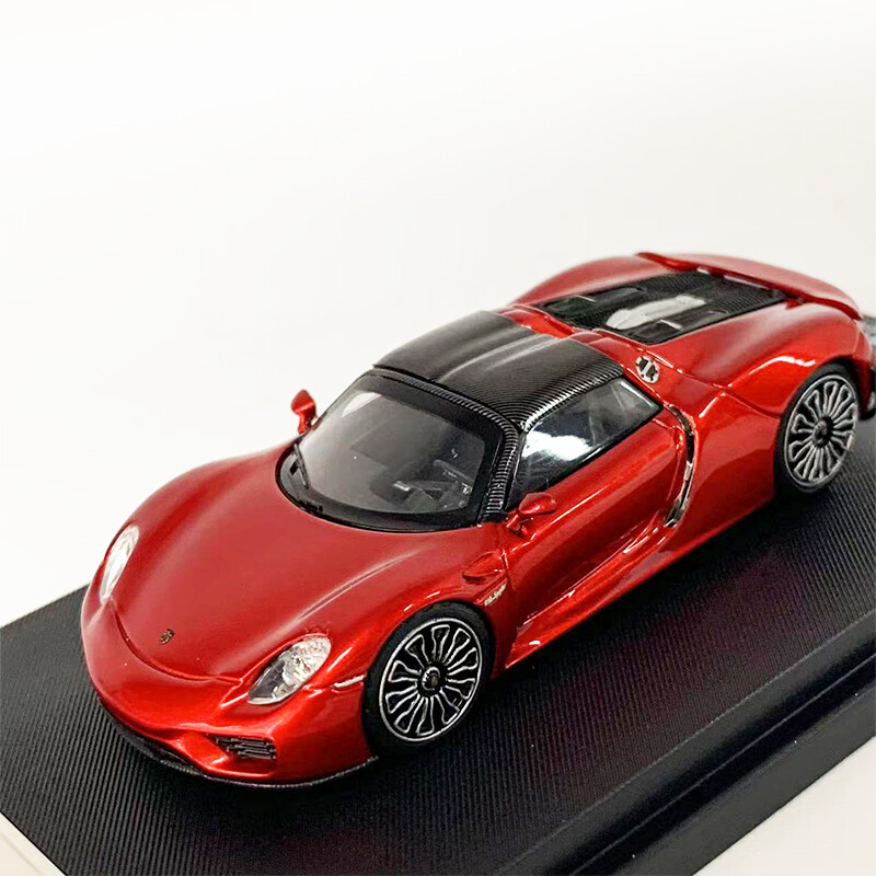 TM 1:64 Model Car Porsche 918 Spyder Metal Simulatoin