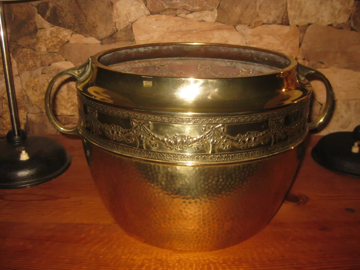 Brass 2024 flower pot