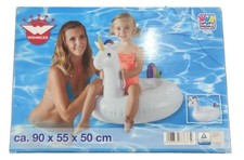 Happy People 77677 Unicorn Pool Floater Orange Inflatable Ride-On