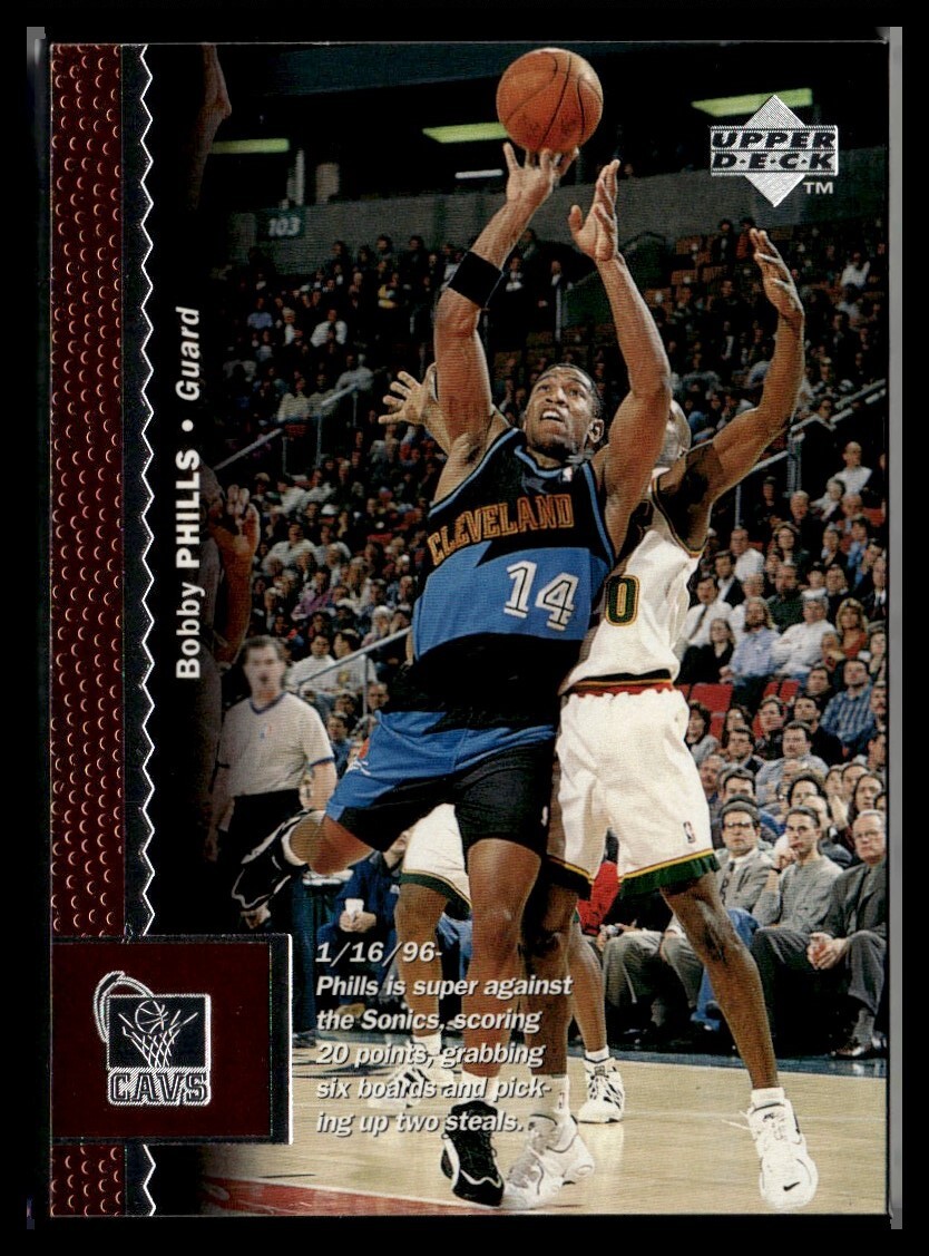1996-97 Upper Deck BASE Bobby Phills Cleveland Cavaliers #22