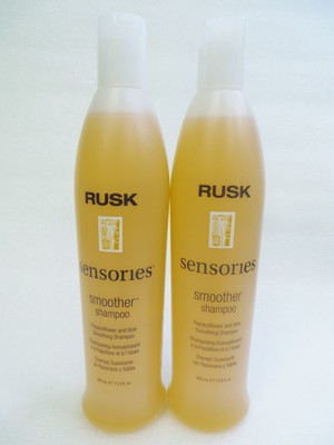 RUSK SMOOTHER SHAMPOO 13.5 OZ  (Lot of 2)