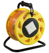 Logilink Cavo Patch Cat6A Plug RJ45 S/FTP LSZH con Avvolgicavo 60m Arancione