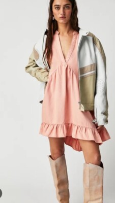 white christmas dresses Agnes Denim Dress- Juliet ~ Free People – Arizonia Rose main image 1