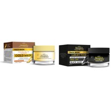 RETINOL COMPLEX MASCHERA VISO PEEL OFF GOLD ILLUMINANTE E BLACK MASK PURIFICANTE
