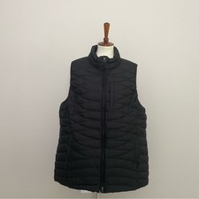Duluth Trading Vest Puffer Duck Down Full Zip Pertex Quantum Pockets Black