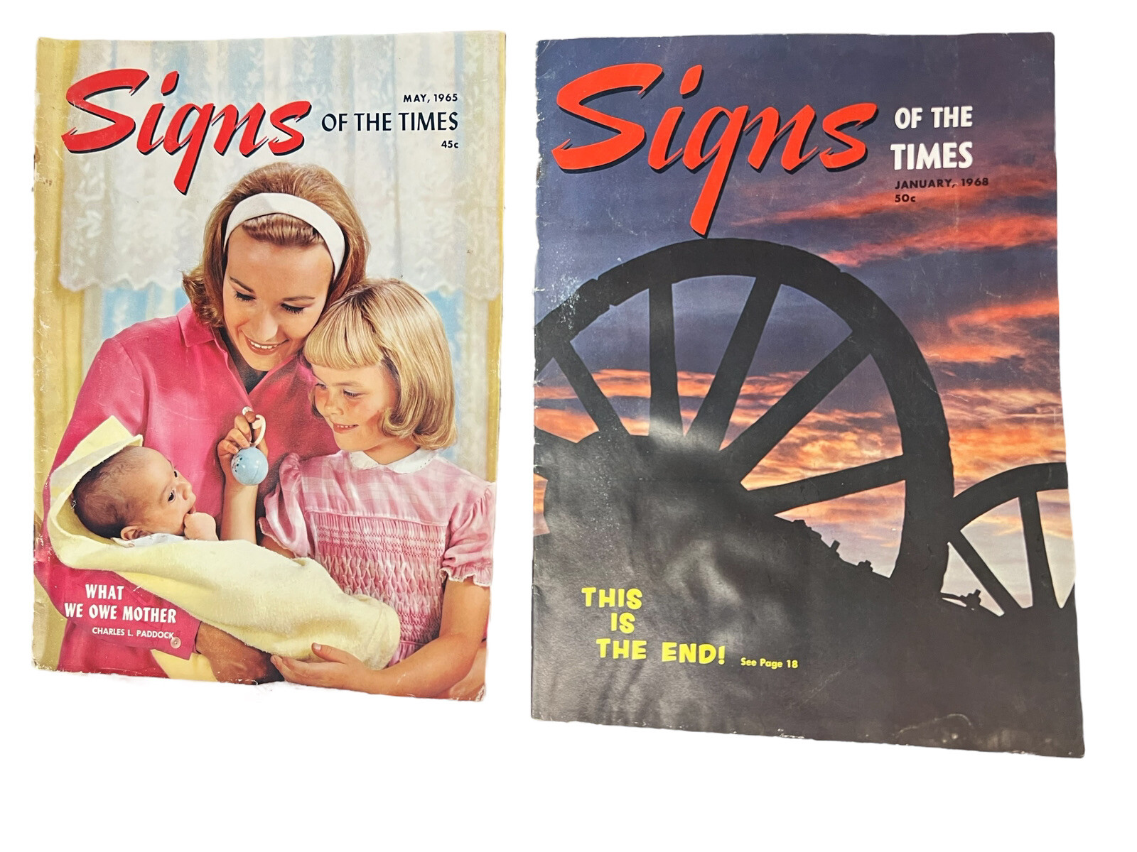 Signs of the Times Magazine 1960’s Seventh Day Adventist Christian LOT ...
