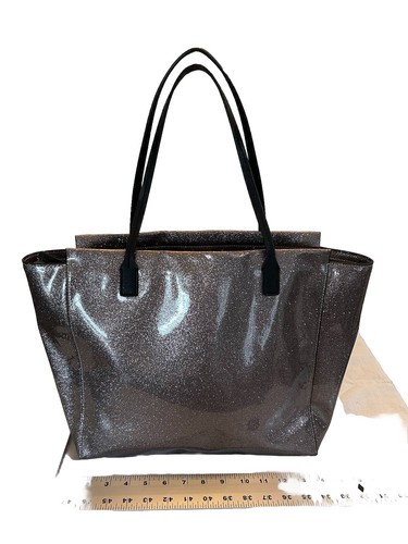 Kate Spade Mavis Street Taden Tote & Matching Neda Wallet Glitter Silver - Picture 3 of 6
