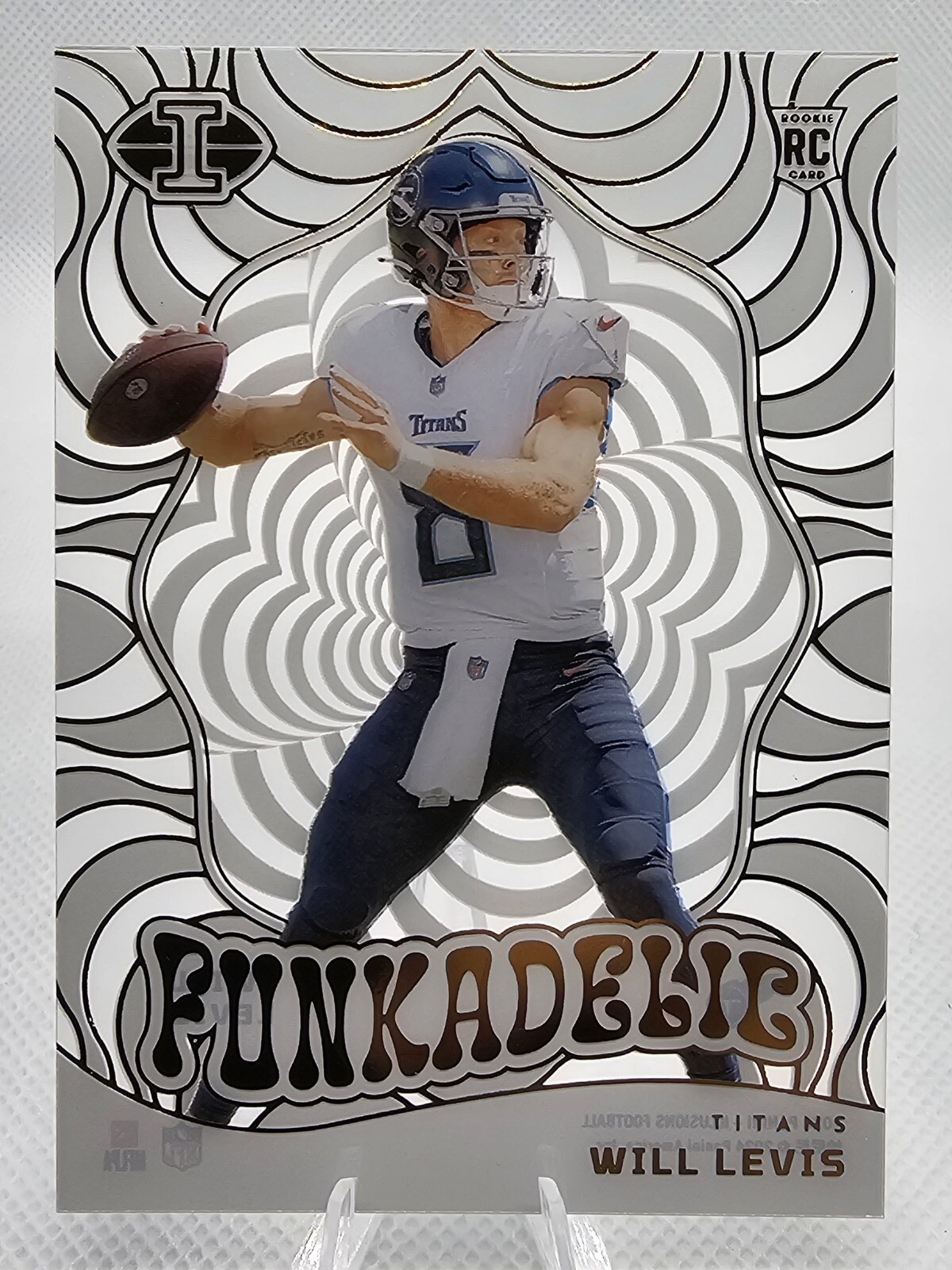 2023 Will Levis Panini Illusions Funkadelic Rookie Insert #19 Titans