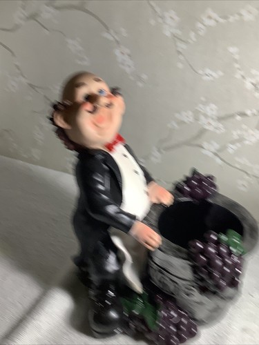 Vintage Resin Chef Wine Bottle Holder   - Bild 6 von 12