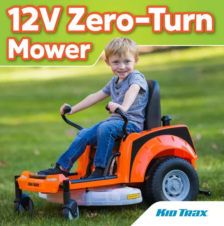 Kid Trax Zero Turn Lawn Mower 12-Volt Ride-On