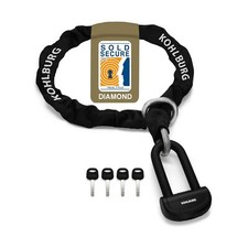 18 lbs massive motorcycle security chain lock - 7 ft long with our highest Ge...