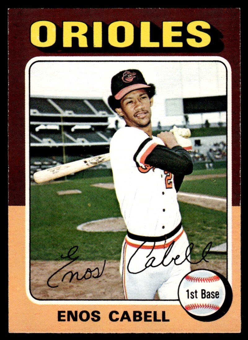 1975 O-Pee-Chee Enos Cabell Baltimore Orioles #247 R126