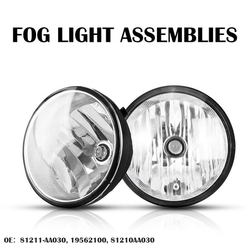 Fit For 2005-2011 Toyota Tacoma 2007-2013 Tundra Clear Fog Light Lamp w/ Bulbs - Picture 12 of 14