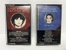 Linda Ronstatd Greatest Hits Vol.1 & 2 Cassette Tapes FREE SHIPPING